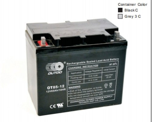 奥特多蓄电池OT85-12奥特多电池12V85AH/20HR（6-FM-85）