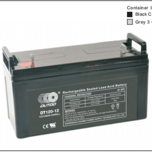 奥特多蓄电池OT120-12(GEL)奥特多电池12V120AH/10HR