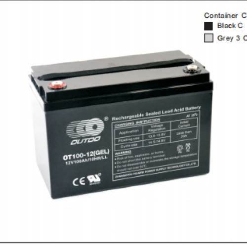 奥特多蓄电池OT100-12(GEL)奥特多电池12V100AH/20HR
