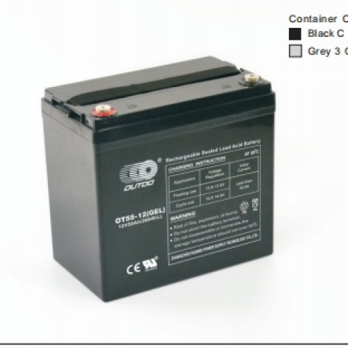 奥特多蓄电池OT55-12(GEL)奥特多电池12V55AH/10HR胶体电池