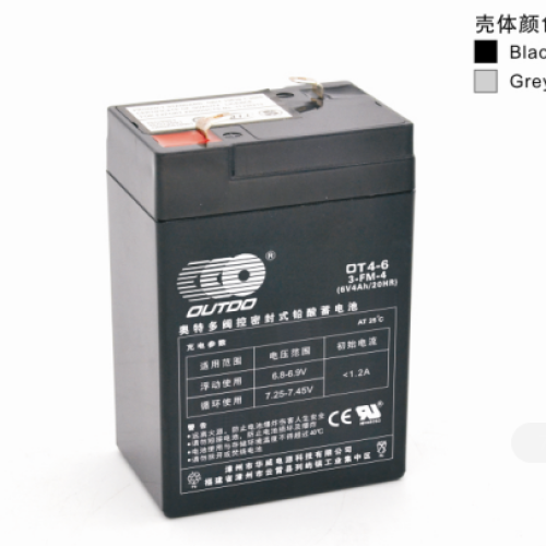 奥特多蓄电池OT4-6奥特多电池6V4AH/20HR
