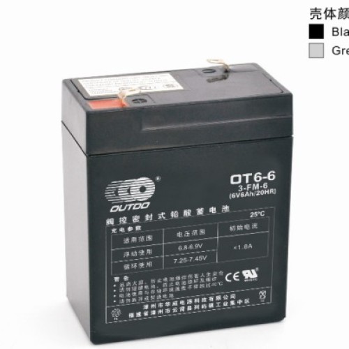 奥特多蓄电池OT6-6奥特多电池6V6AH/20HR