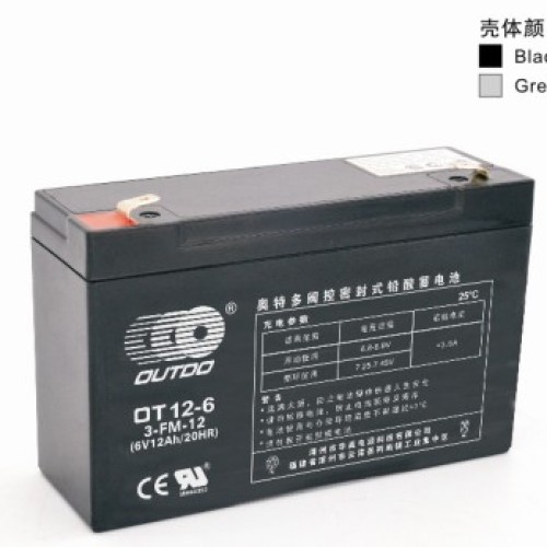 奥特多蓄电池OT12-6奥特多电池6V12AH/20HR