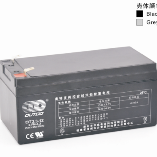 奥特多蓄电池OT3.3-12奥特多电池12V3.3AH/20HR
