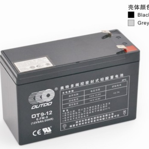 奥特多蓄电池OT9-12奥特多电池12V9AH/20HR（6-FM-9）