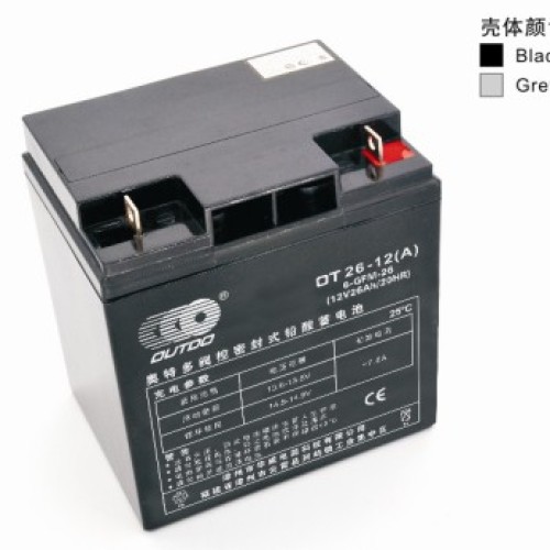 奥特多蓄电池OT26-12奥特多电池12V26AH/20HR（6-FM-26）