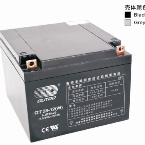 奥特多蓄电池OT28-12奥特多电池12V28AH/20HR（6-FM-28）