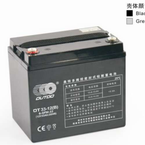 奥特多蓄电池OT33-12奥特多电池12V33AH/20HR（6-FM-33）
