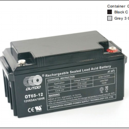 奥特多蓄电池​OT65-12奥特多电池12V65AH/20HR（6-FM-65）